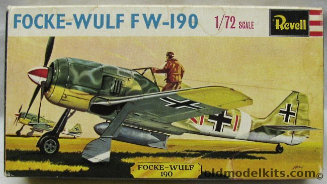 Revell 1/72 Focke-Wulf FW-190 - Great Britain Issue, H615 plastic model kit